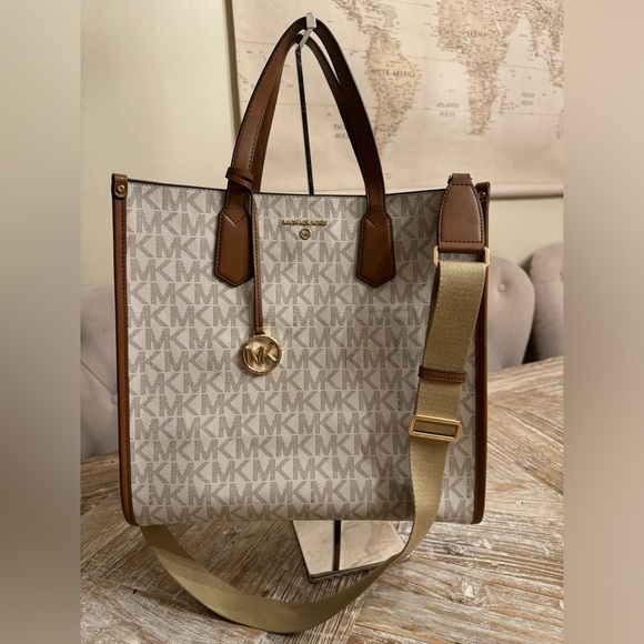 Michael Kors MK Logo Crossbody Tote